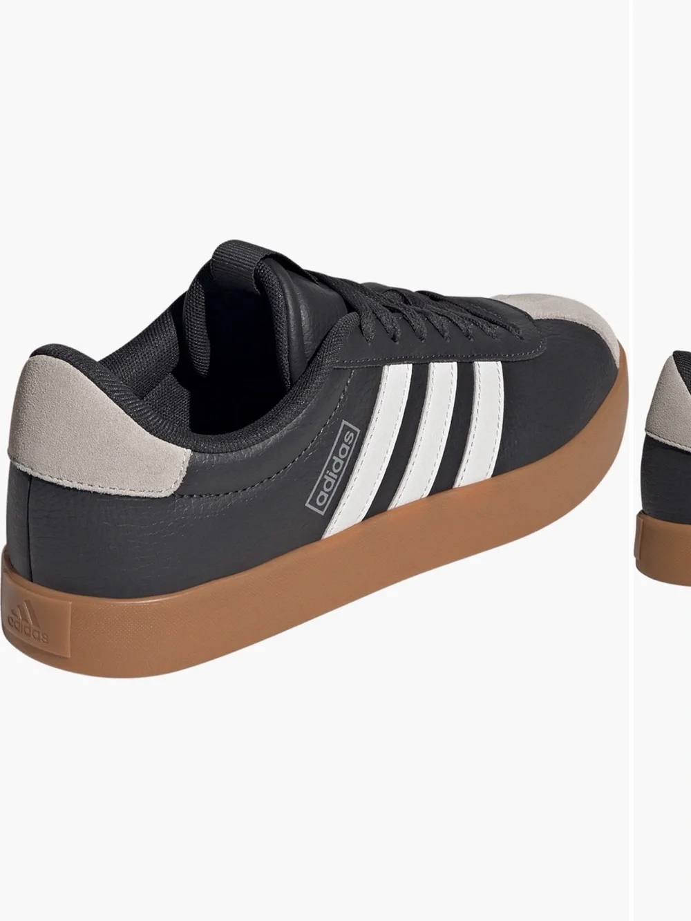 NWT Women’s adidas VL Court 3.0 Black, White & Gum Sole Low-Top Sneaker Size 10